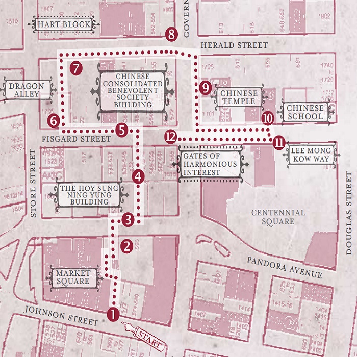 캐나다 빅토리아 차이나타운 도보 여행 추천 명소 - 해안의 문화 중심지