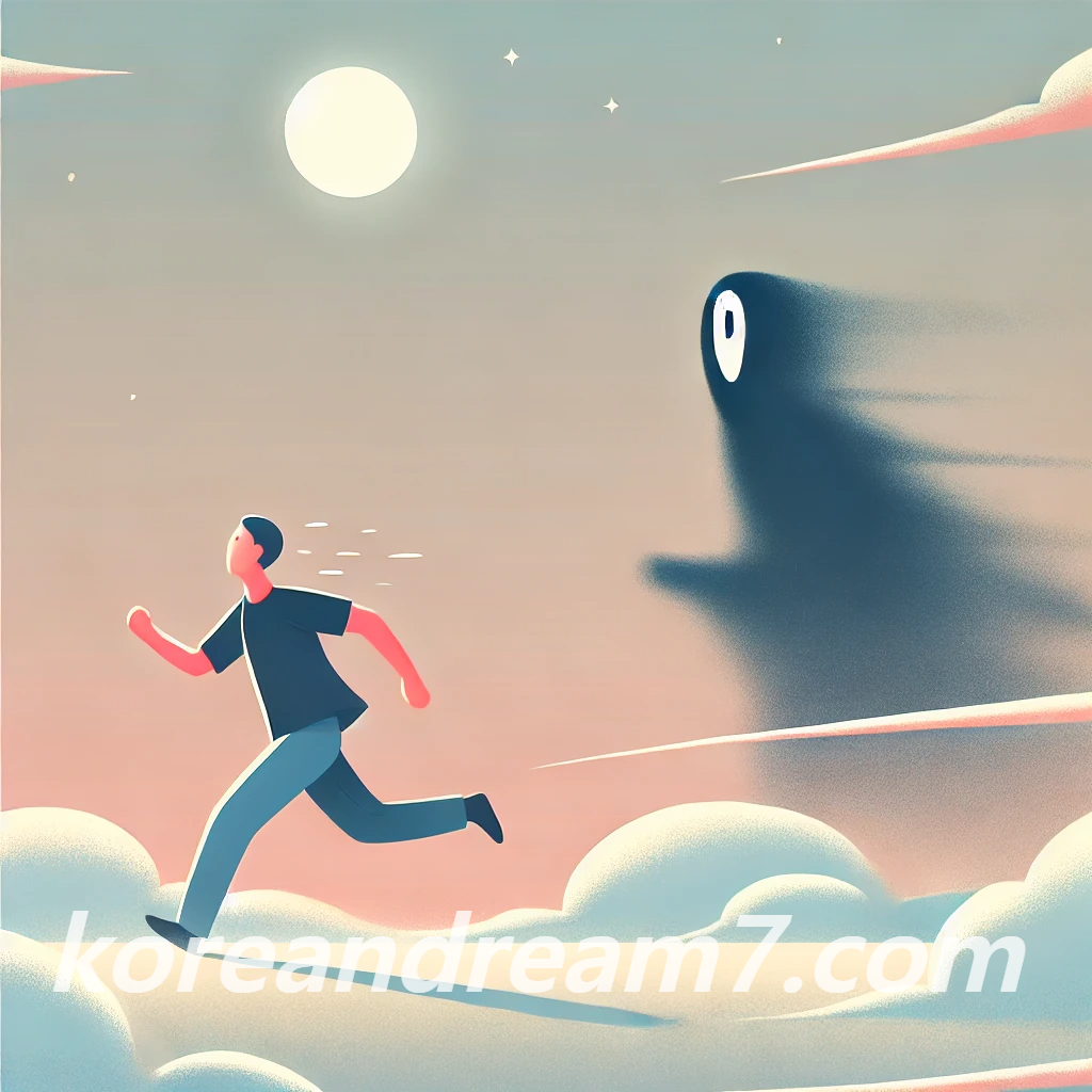 쫓기는꿈해몽 20가지 상황 해석