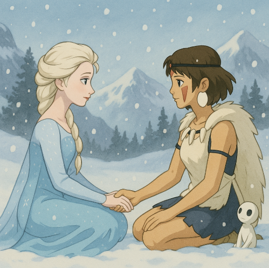 디즈니와 지브리 관련 사진