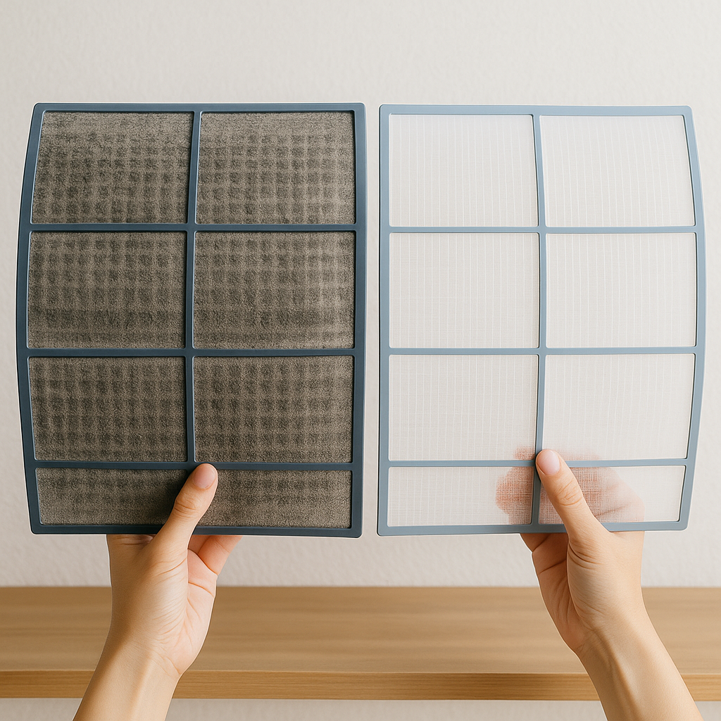 에어컨아 고생했어, 이제 목욕하고 쉬자