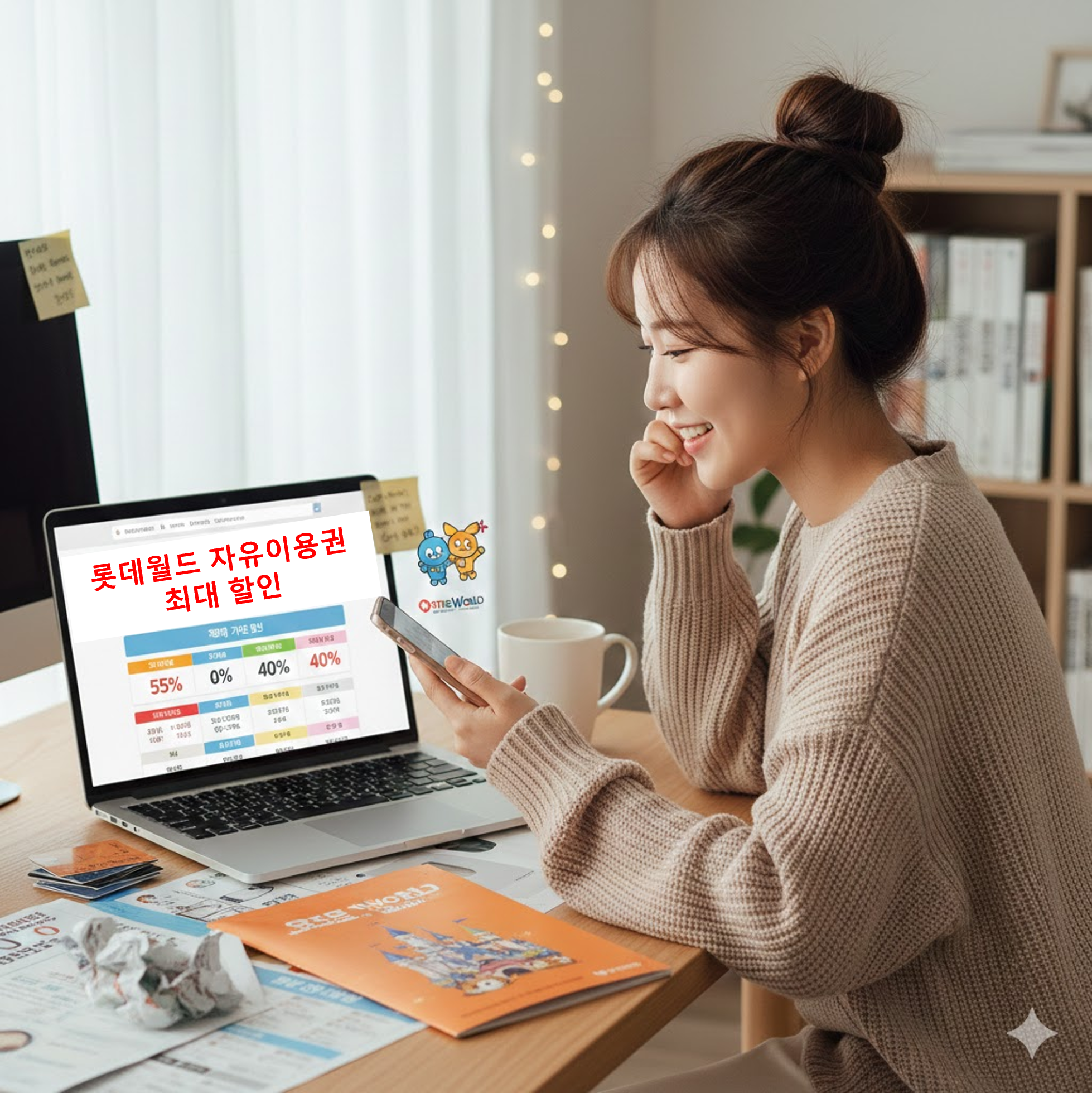 롯데월드 자유이용권 최대 할인