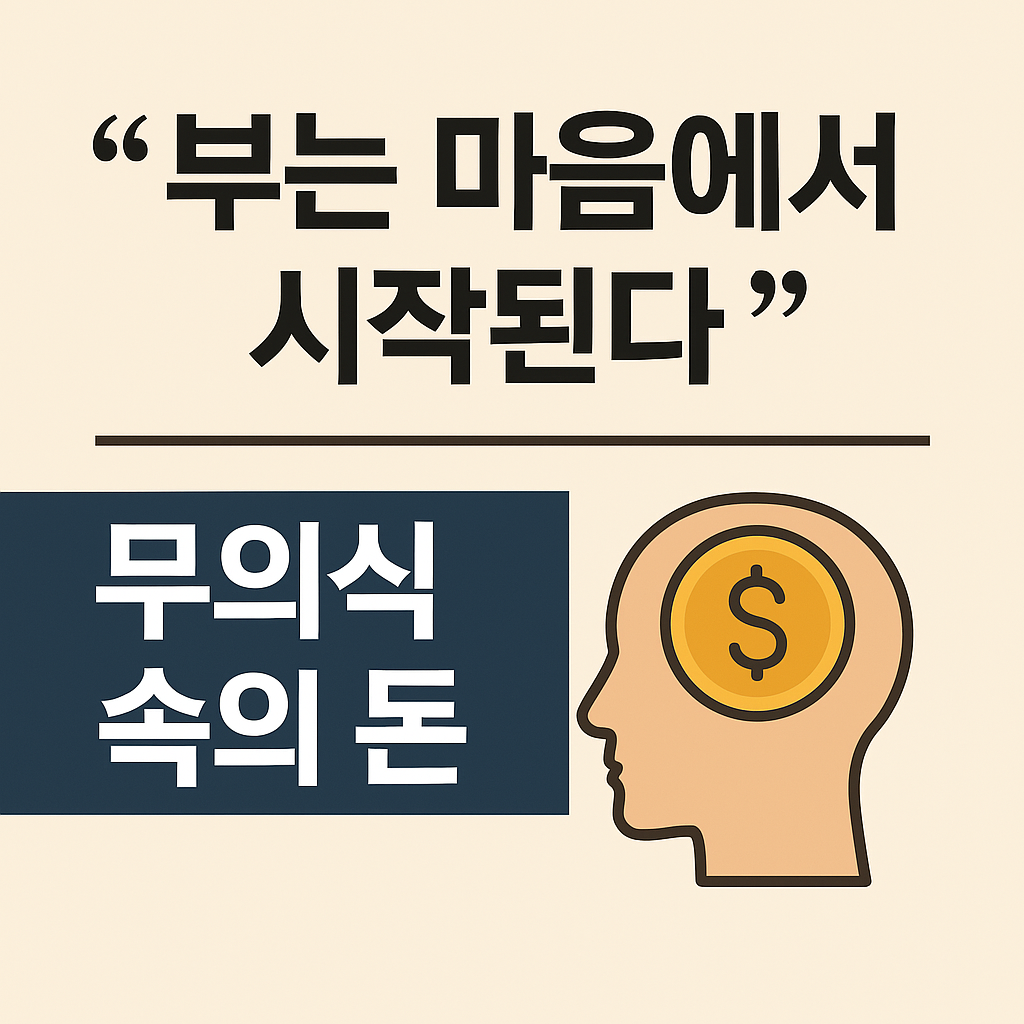 무의식 속의 돈 – 부자들이 말하지 않는 심리적 부의 법칙