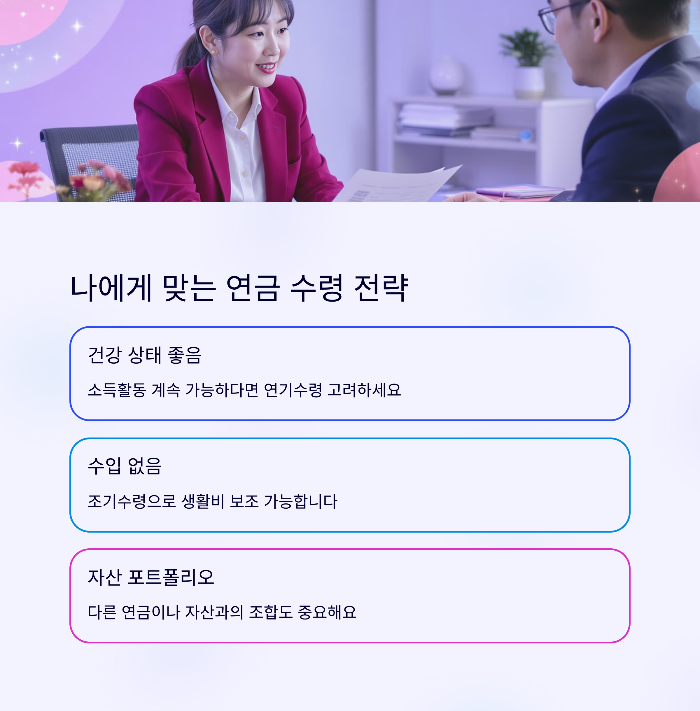 나이에 맞는 연금 수령 전략 팁