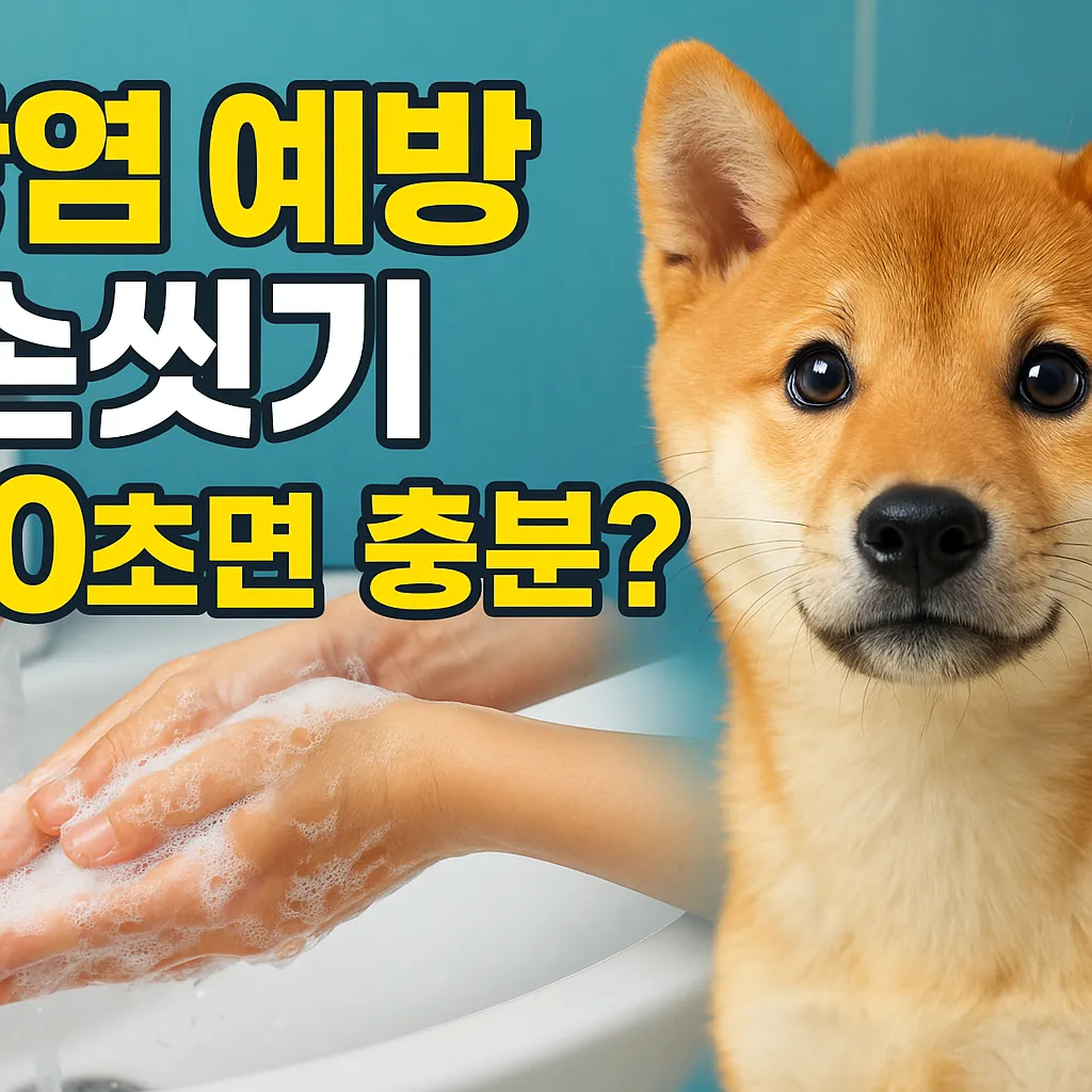 장염 예방 손씻기 30초면 충분? 의사가 알려주는 진짜 방법