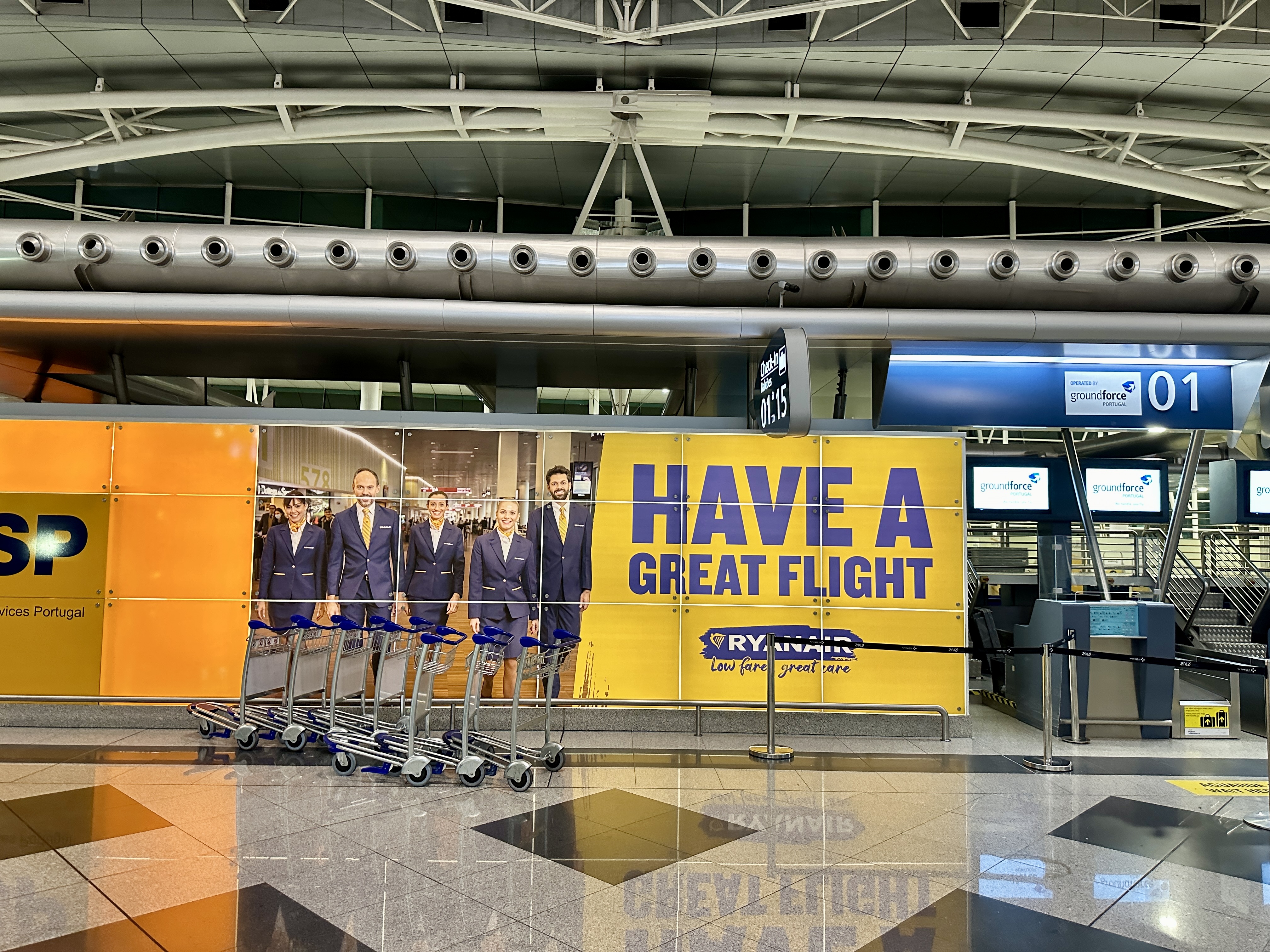 라이언에어 광고 보드