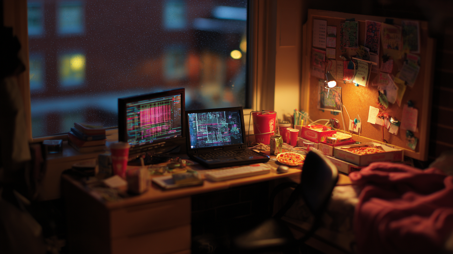 미니어처풍으로 재해석한 소셜 네트워크 장면 by pearl's review