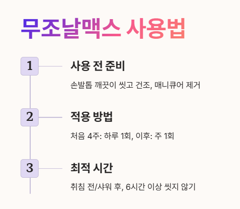 무조날맥스 사용법