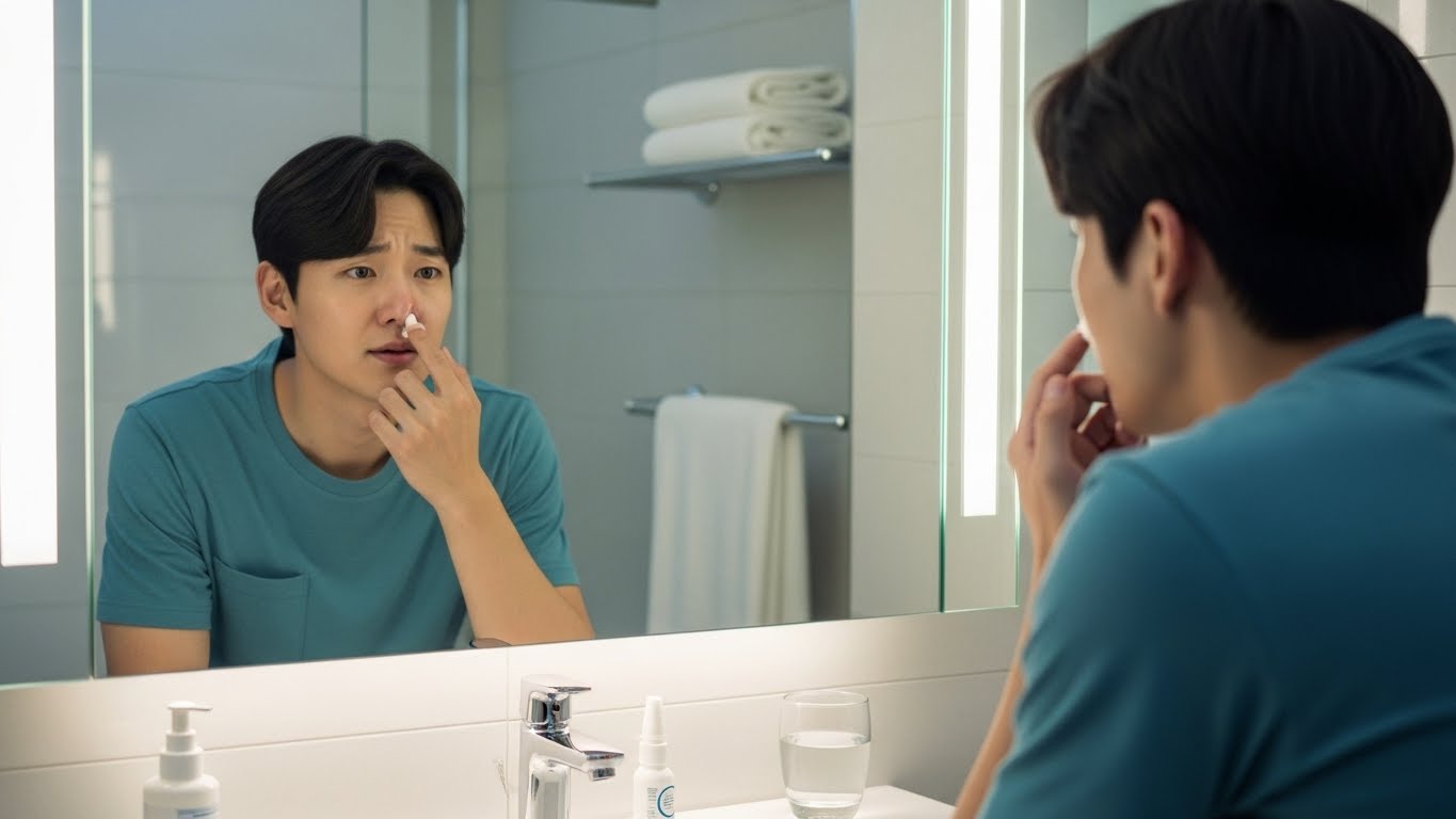 외상 후 코가 휘면 왜 후비루가 생길까?