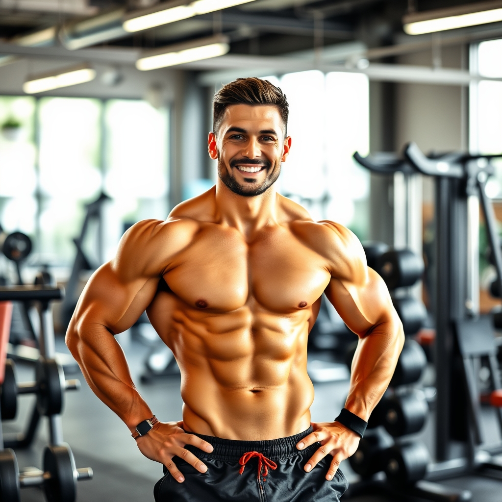 잘 관리된 근육 이미지