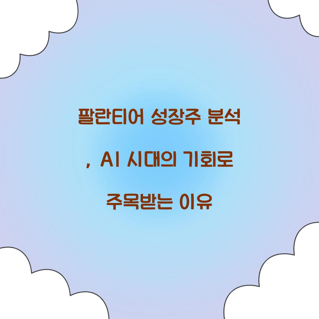 팔란티어 성장주