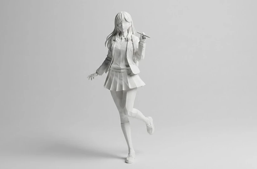 나노바나나 프로로 생성된 피규어 결과물을 일관성 유지하여 종이접기(오리가미) 스타일로 바꾼 결과물