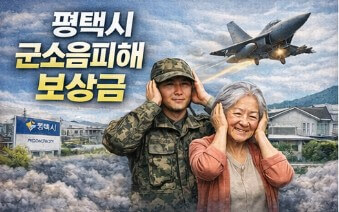 평택시 군소음피해 보상금 신청