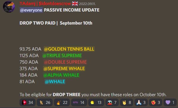 스페이스 퍼그 패시브 인컴-롤-에이다