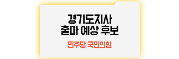 경기도지사 후보