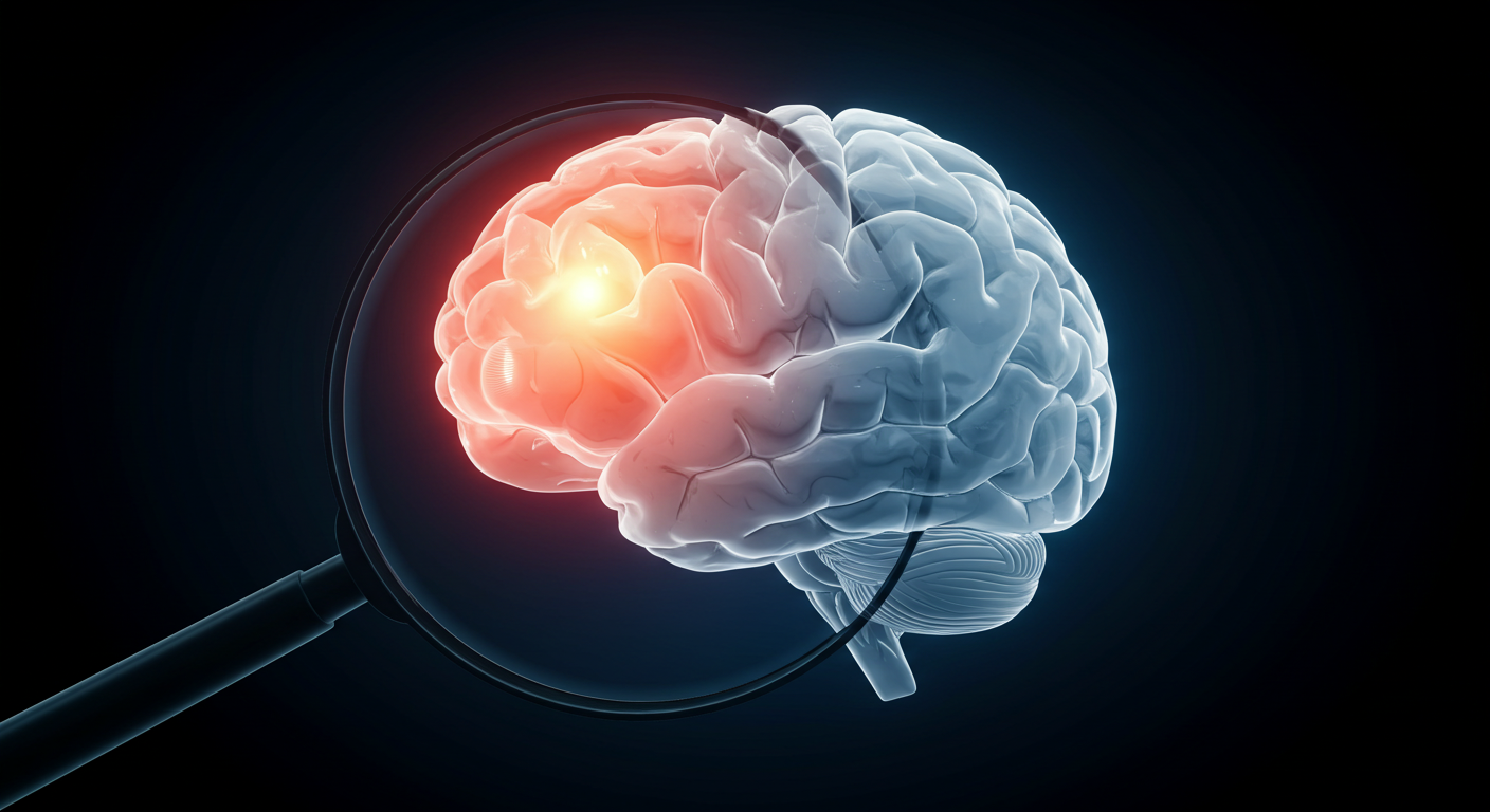 뇌 건장 상태를 체크하는 이미지