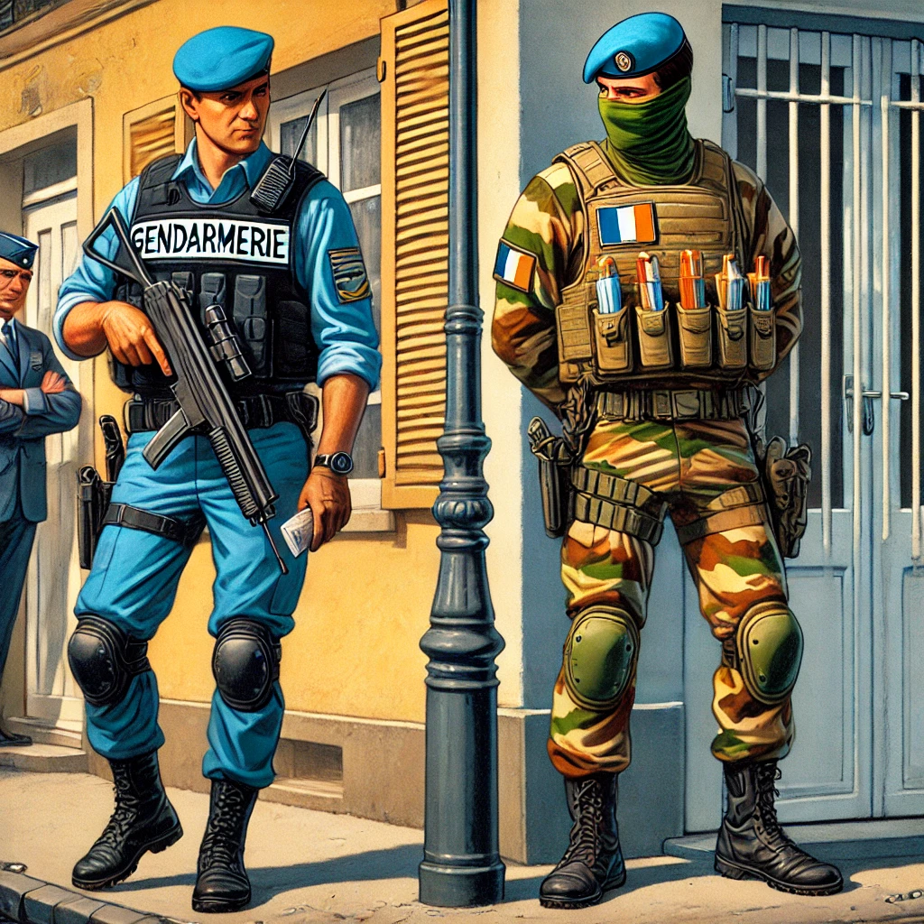 군사 경찰 헌병 차이