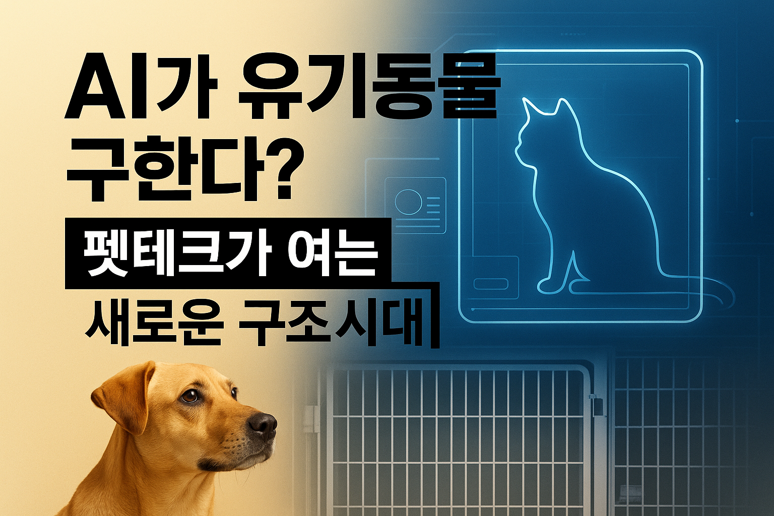 AI가 유기동물을 구한다? 펫테크가 열어가는 새로운 구조 시대