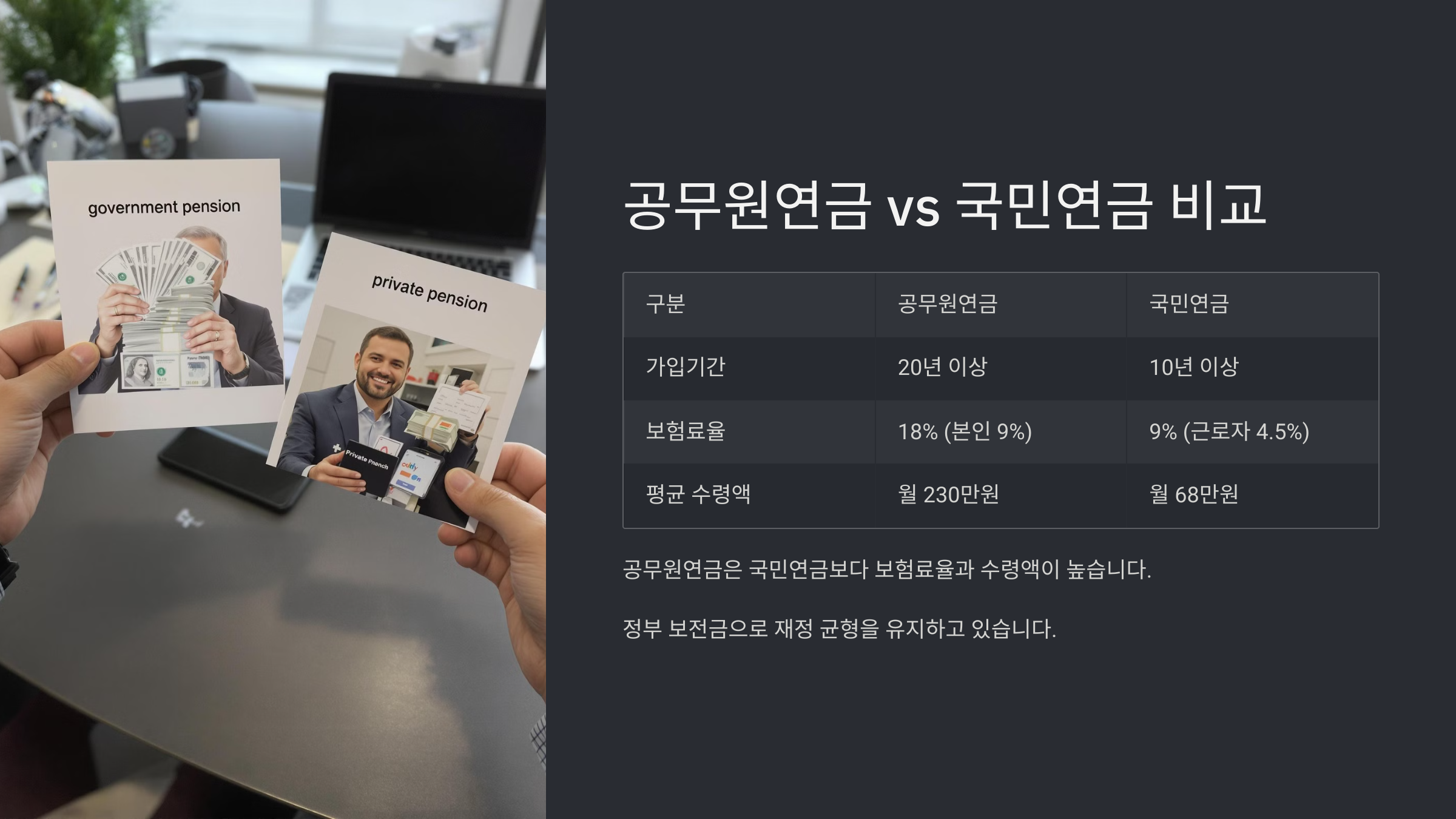 공무원연금 수령 나이와 조건 총정리