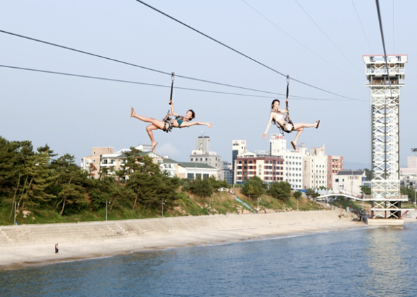 대천해수욕장 짚라인 이미지