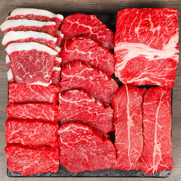 2025 여름 고기 세일 – 한우 삼겹살 최대 50% 할인 배너 이미지