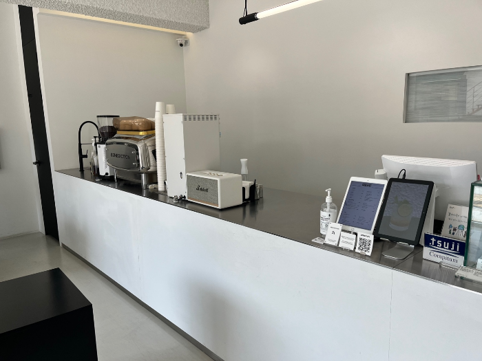 카페 카운터 모습