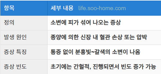 혈뇨