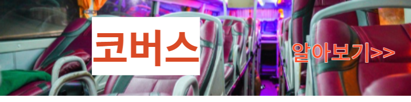 코버스 슬리핑버스예약확인