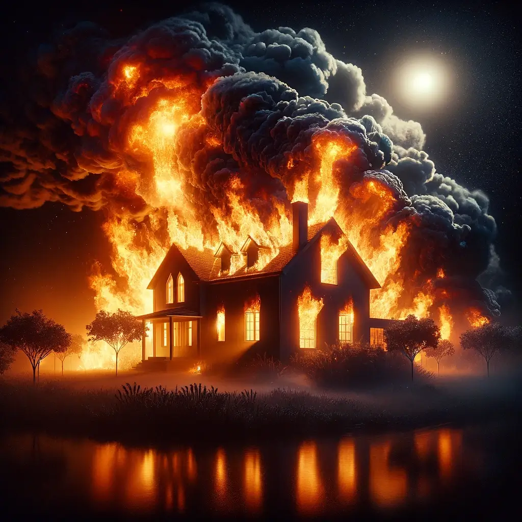 집에 불나는 꿈 해몽