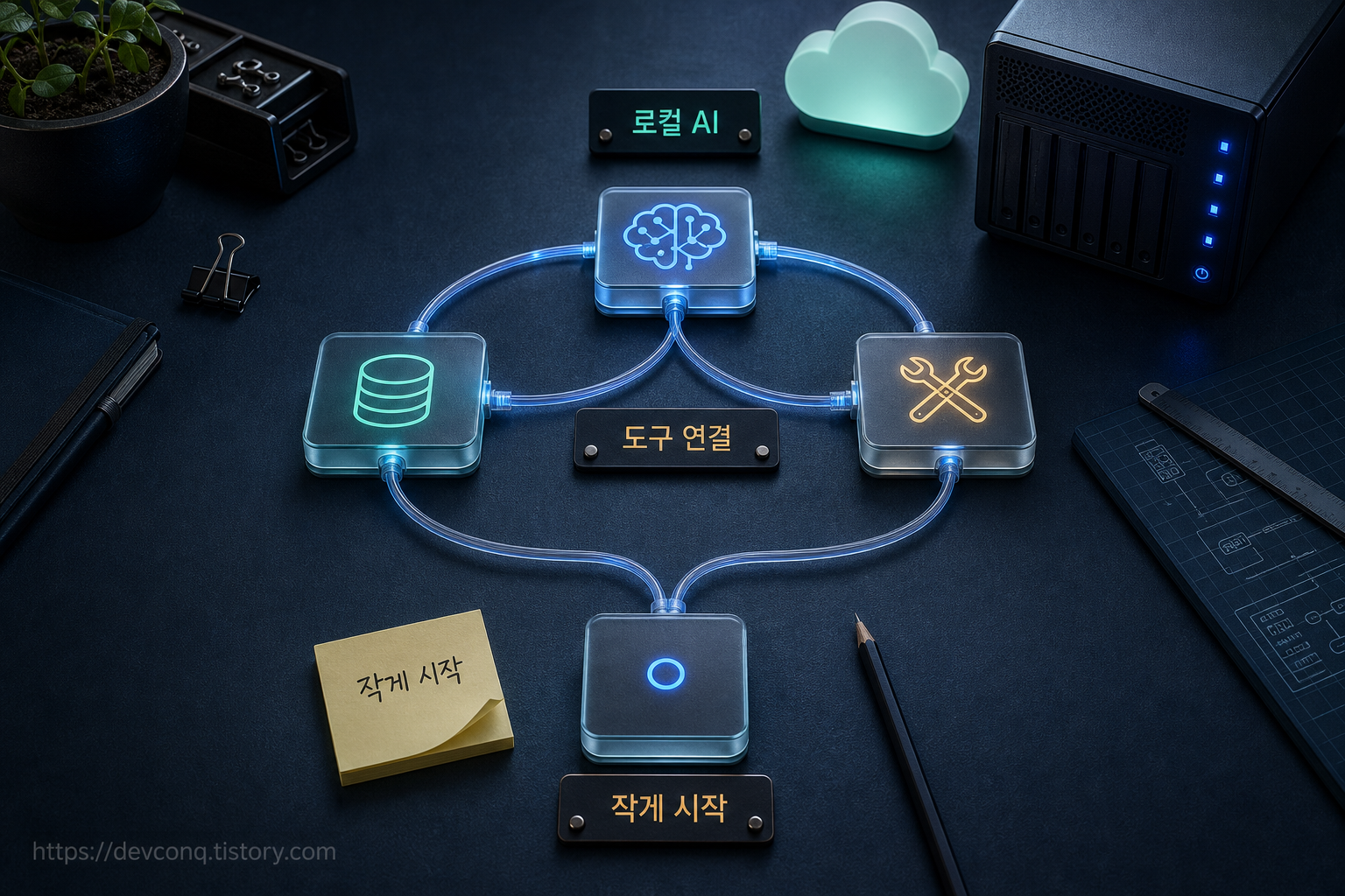 작은 자동화부터 시작해 셀프호스트 AI와 MCP 워크플로로 확장하는 단계별 구성