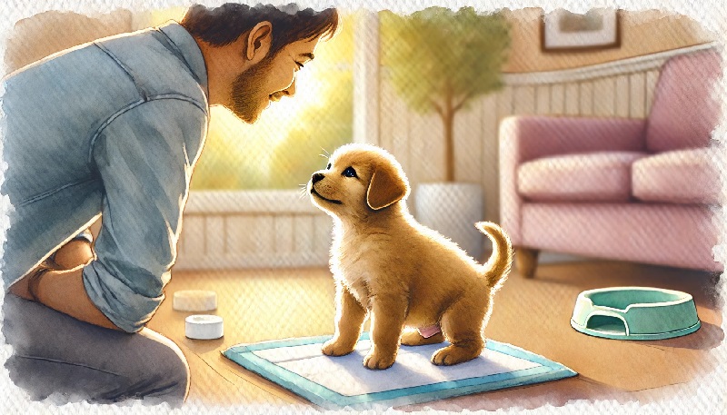 강아지 배변훈련에 대한 이미지