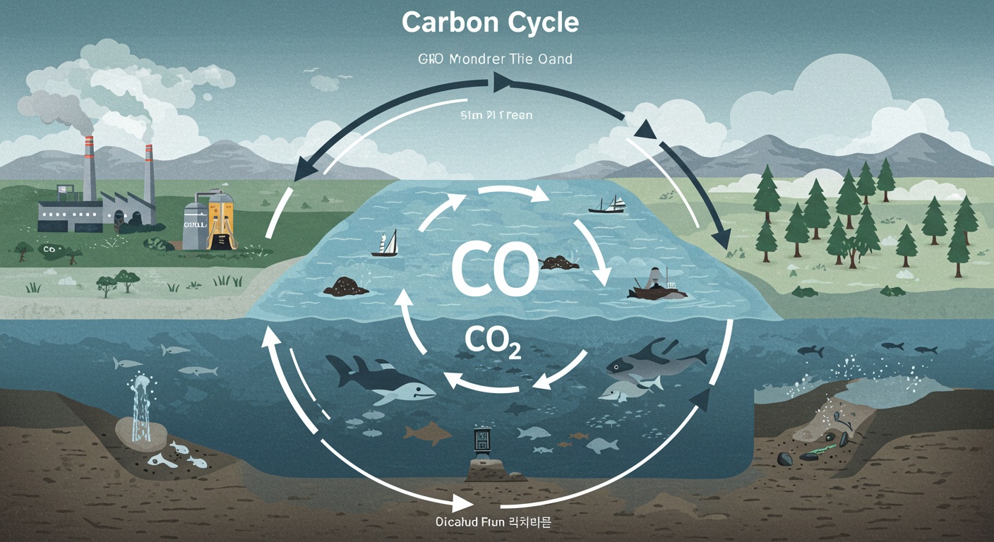탄소의 여정: 탄소순환 과정, 기후 변화의 핵심 원리