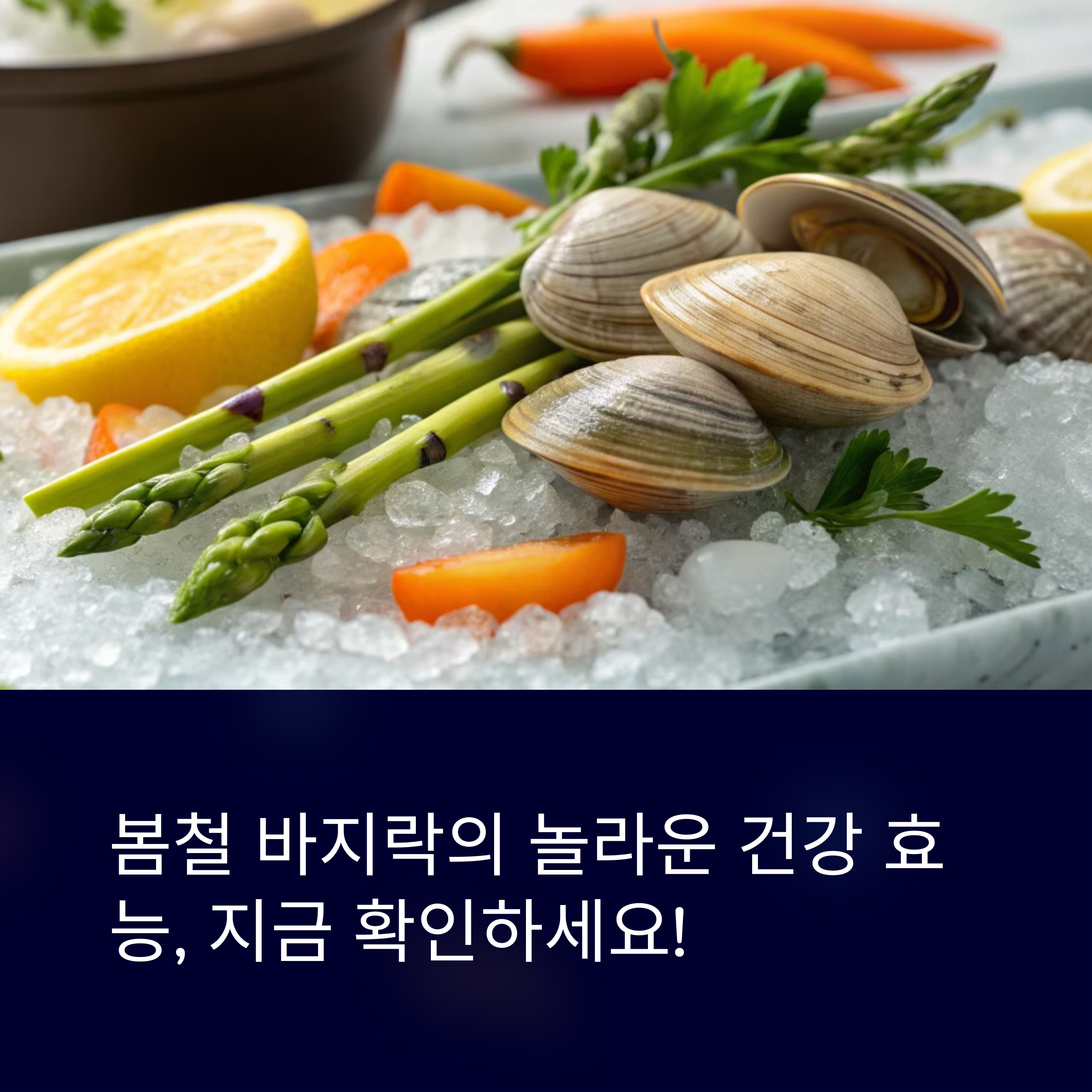 봄철에 바지락을 먹어야 하는 과학적 이유, 알고 계셨나요?