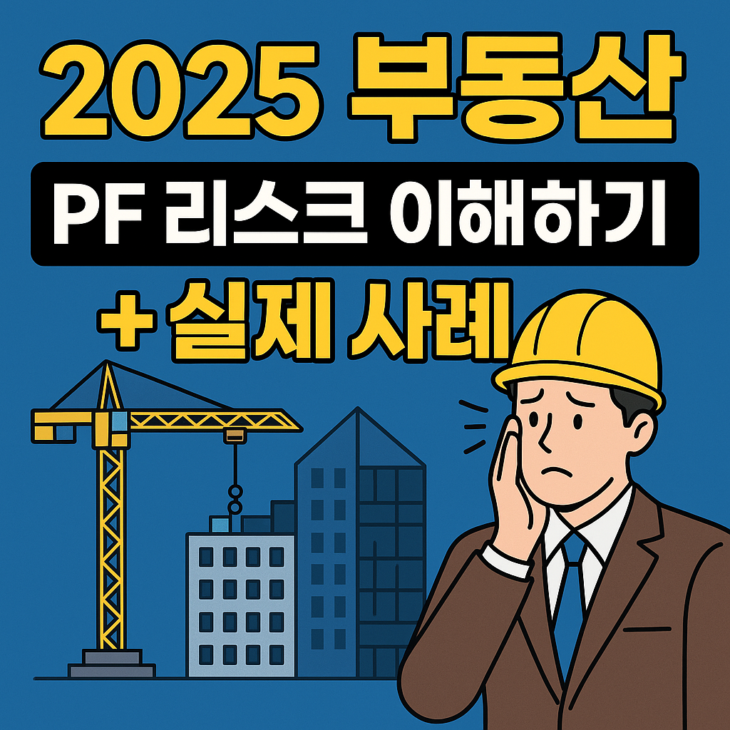 2025 부동산 PF 리스크 이해하기 + 실제 사례