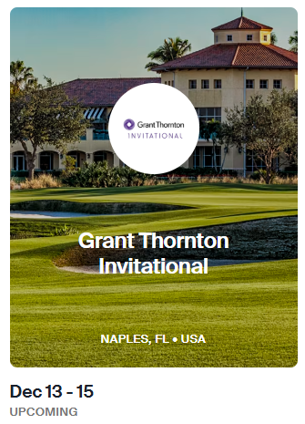 PGA 실시간 스코어 및 상금 랭킹 순위