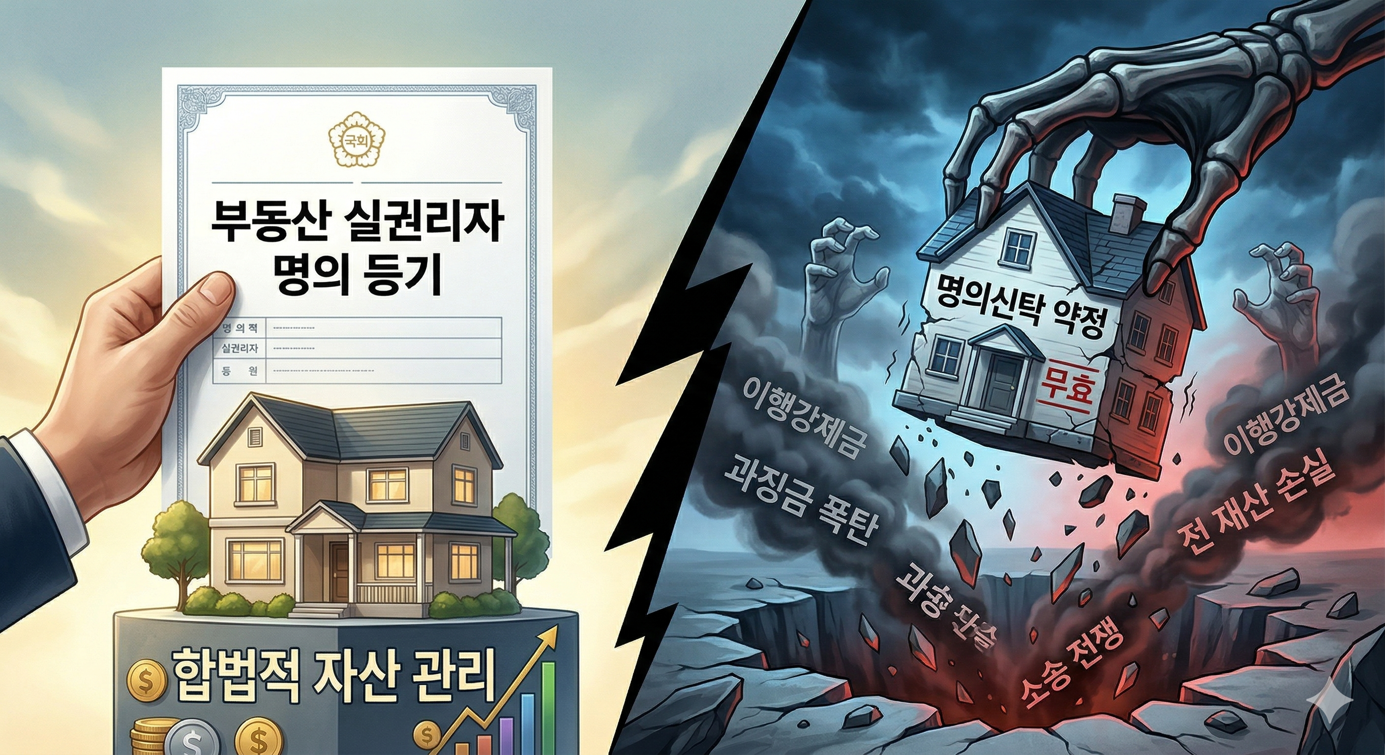 부동산 명의신탁, 당신의 전 재산이 '남의 것'이 되는 끔찍한 과정