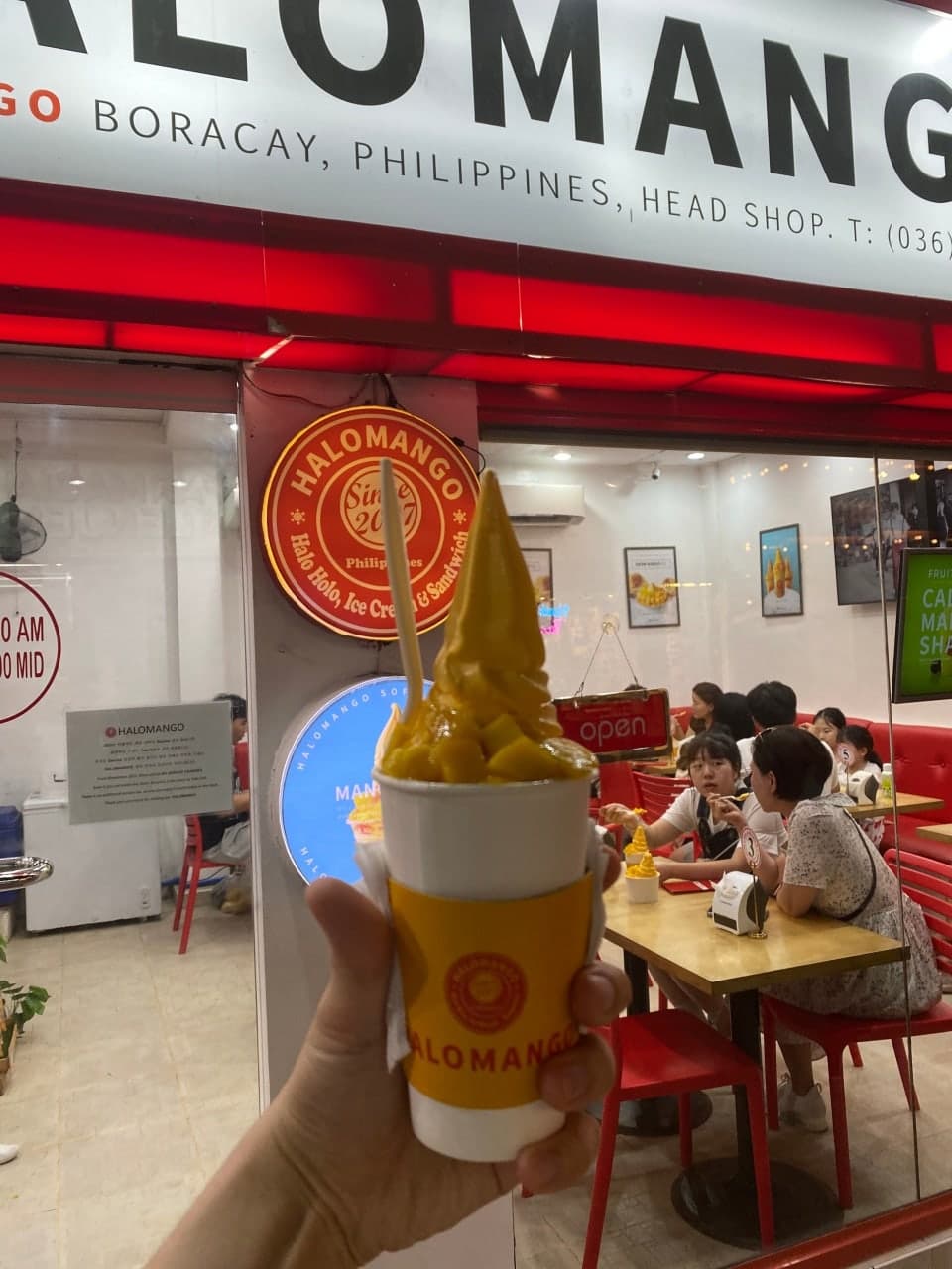 보라카이카페 맛집 할로망고