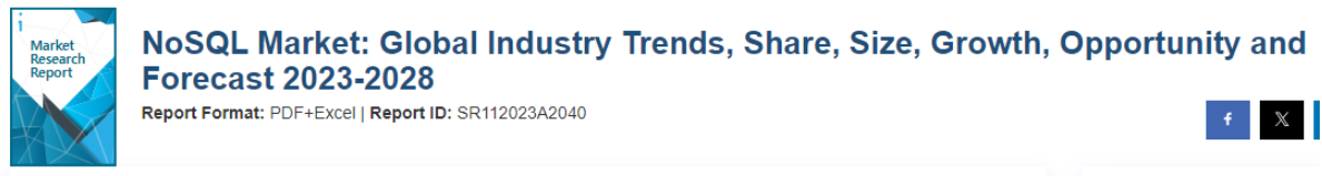 NoSQL 시장전망 문서 이미지
