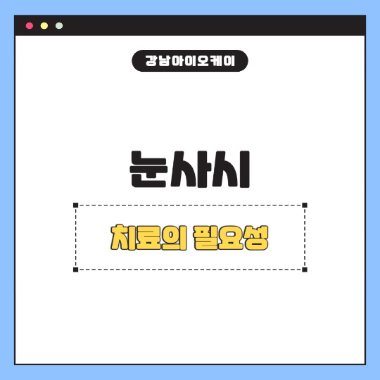눈사시