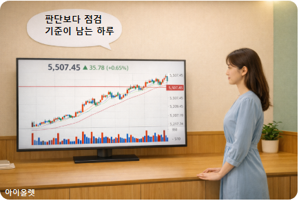 마감 전, 결론보다 점검을 남기는 장면