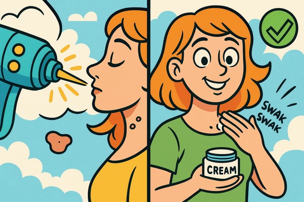 쥐젖 제거 후 재발 방지 방법1