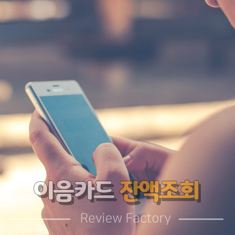 이음카드 잔액조회