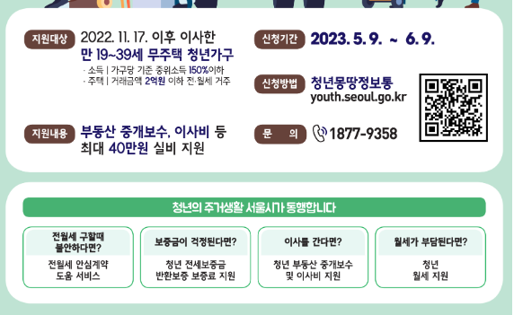 2023청년중개보수,이사비 지원