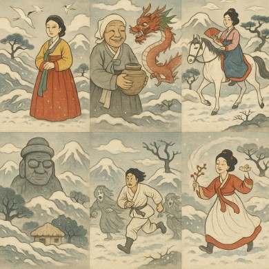 제주도 설화관련 그림