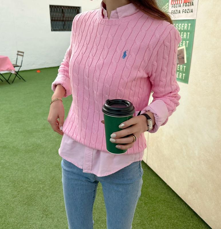 폴로랄프로렌 여성 케이블 니트(5컬러)