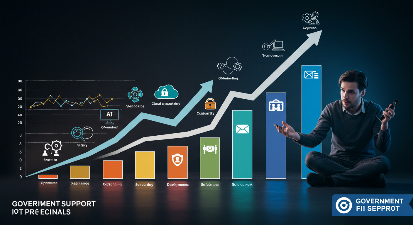 정부의 디지털 전환 정책 강화