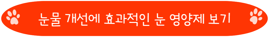 눈물 개선에 효과적인 눈 영양제