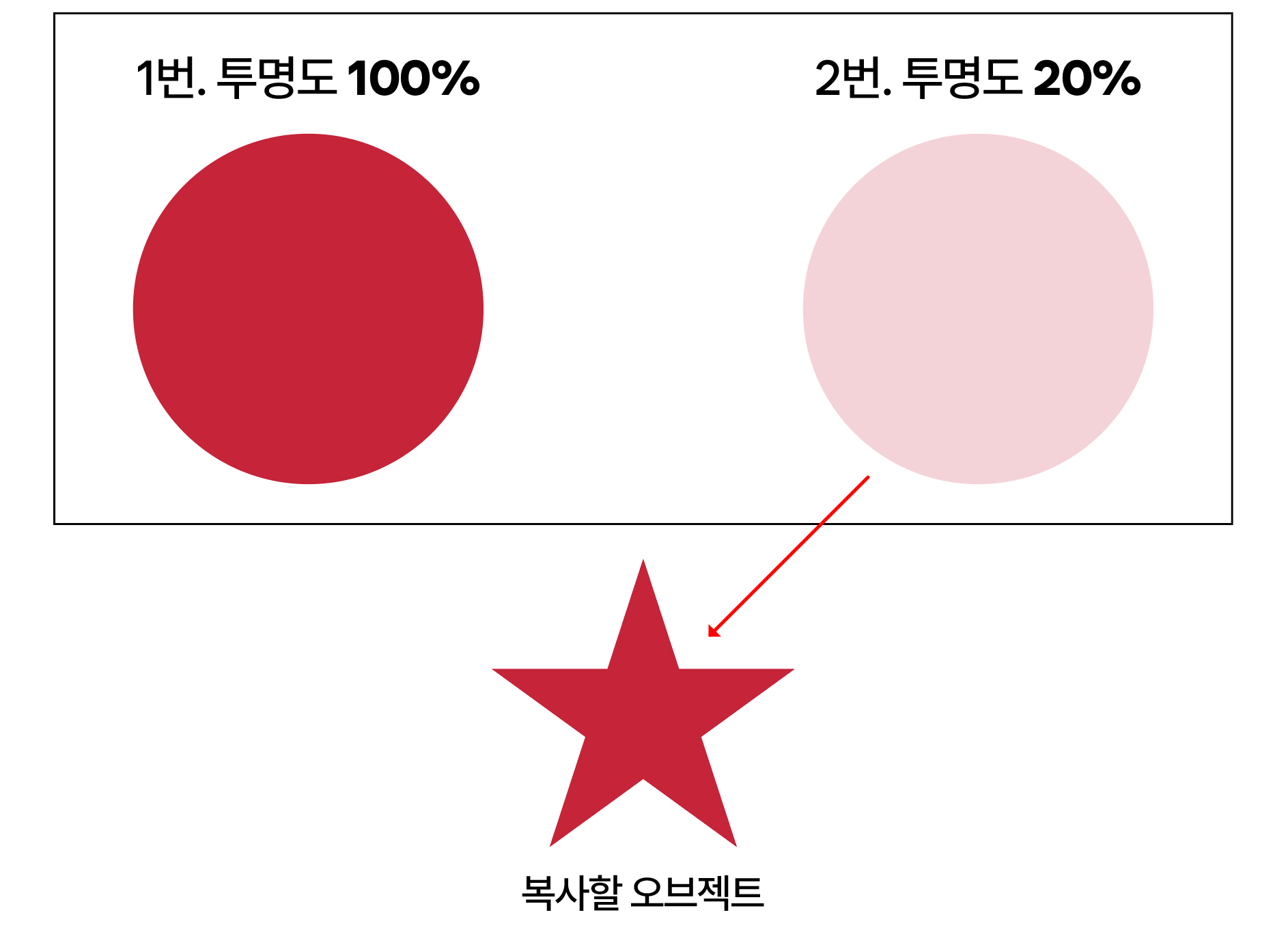 투명도 제외하고 색상 반영된 모습