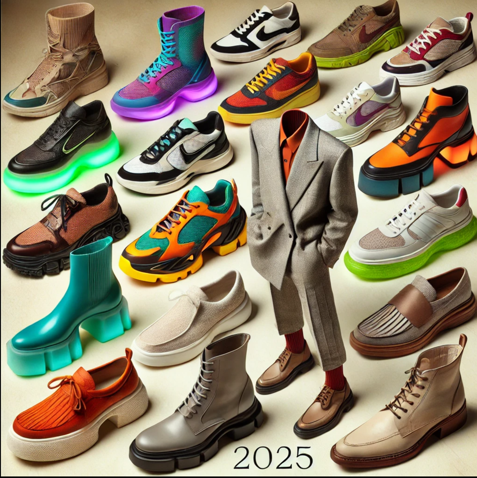 2025년 남자 신발 트랜드 사진