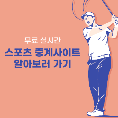매우 간편하고 빠르게 무료 실시간 스포츠 중계 사이트 3곳 추천 썸네일
