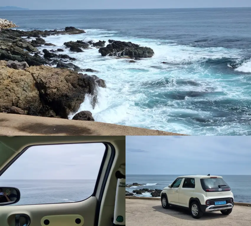 이곳에서 몰아치는 파도 소리를 들으며 휴식을 취했지요.